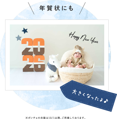年賀状にも