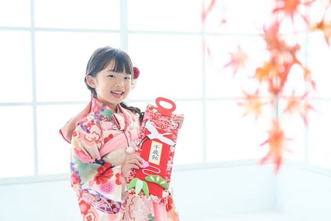 お子さま一人での和装撮影イメージ