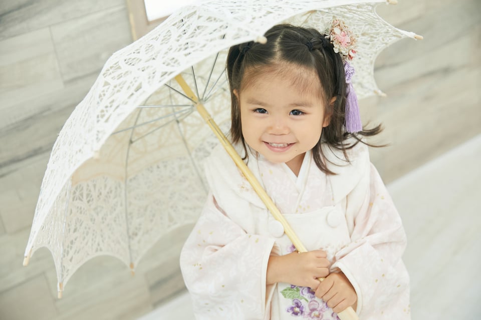 みゅうみゅう様専用］3歳七五三 着物 被布 753 フォトスタジオ